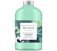 Menta piperita & Tea Tree Spa Sali per vasca idromassaggio e vasca idromassaggio - Cristalli Fragranza - 600gr