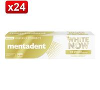 MENTADENT 24 PEZZI DENTIFRICIO WHITE NOW CORRECT ML.75 0000000438202
