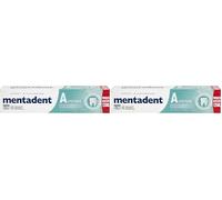 Mentadent Dentifricio Alito Puro, con Zinco Antibatterico, Microcapsule Purificanti per Protezione e Freschezza di Lunga Durata, Gusto Menta, con Essenze e Estratti Naturali, 125 ml (Confezione da 2)