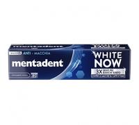 6 pezzi Mentadent Dentifricio White Now Anti-Macchia Denti più Bianchi 75ml
