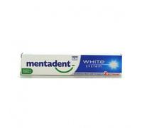 6 pezzi Mentadent Dentifricio White System Denti Bianchi per 2 Settimane 75ml