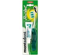 Mentadent Kit viaggio spazzolino richiudibile 1 pz + dentifricio 16 ml
