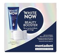 Mentadent White Now Beauty Booster, Formato 30 ml, Kit Gel Cosmetico Sbiancante Denti con Ossigeno Attivo, Rimuove Macchie dalla Superficie dello Smalto, Uso Quotidiano per un Sorriso più Luminoso