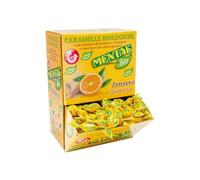 Mental Box Caramelle Zenzero Arancia Mangiatoia 200 caramelle con estratto di zenzero e arancia, con zucchero di canna grezzo
