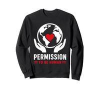 Mental Emotional Wellness Permission To Be Human Felpa