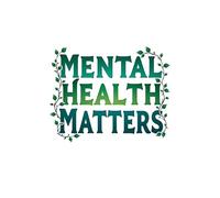 Mental Health Matters: A Self-Care & Wellness Journal | Calming Green Leaves Design | Mindfulness Notebook | 6x9 | 100 Pages