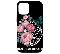 Mental Health Matters End The Stigma Cervello Floreale Custodia per iPhone 12/12 Pro