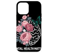 Mental Health Matters End The Stigma Cervello Floreale Custodia per iPhone 12 mini
