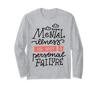 Mental Illness Is Not A Personal Failure Maglia a Manica