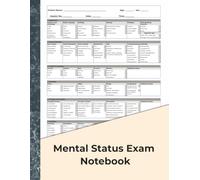 Mental Status Exam Notebook: Clinical Documentation Templates for Mental Health Professionals