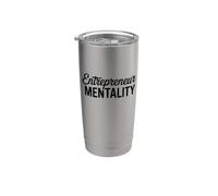 Mentalità imprenditoriale Hustle Mindset Focus Bicchiere termico in acciaio inox doppia parete