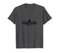 Mentalità Underdog: Got That Dog in Me Spirito Motivazionale Maglietta, Uomo, Grigio Scuro, L