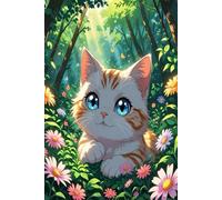 Mentally Checked Out - Grid Notebook: Aesthetic Panda Design | 6 x 9 Inch | 120 Pages | Funny Anti-Stress Journal for Teens & Young Adults