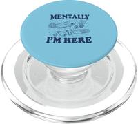 Mentally I'm Here Evoluzione Fossili Archeologia Divertente PopSockets PopGrip per MagSafe