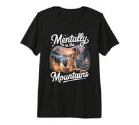 Mentalmente in Montagna Camping Maglietta Premium