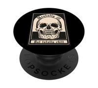 Mentalmente malato ma totalmente freddo - Abilità Smoking Pipe Rocker PopSockets PopGrip Adesivo