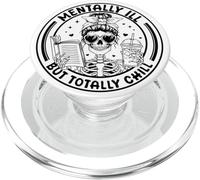 mentalmente malato ma totalmente freddo Divertente Skull Coffee Skeleton PopSockets PopGrip per MagSafe