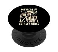 Mentalmente malato ma totalmente freddo PopSockets PopGrip Adesivo