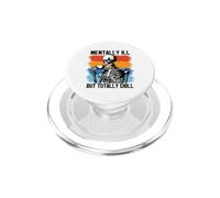 Mentalmente malato ma totalmente freddo scheletro caffè PopSockets PopGrip per MagSafe