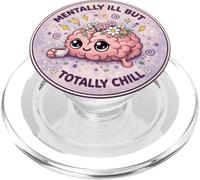 Mentalmente malato totalmente freddo carino cervello PopSockets PopGrip per MagSafe