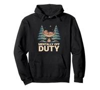 Mentalmente off Duty Camping Capybara Felpa con Cappuccio