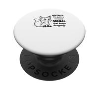Mentalmente, sono solo un segnale WiFi che continua a cadere PopSockets PopGrip Adesivo
