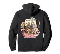 Mentalmente sono un membro di una band pirata gay divertente queer Felpa con Cappuccio