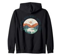 Mente Calma, Cuore Selvaggio, Anima Natura Felpa con Cappuccio