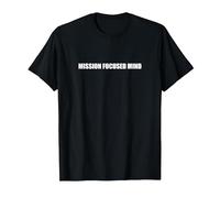 Mente focalizzata sulla Missione Maglietta, Uomo, Nero, 3XL