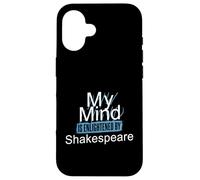 Mente illuminato Shakespeare Mindfulness Slogan Custodia per iPhone 16