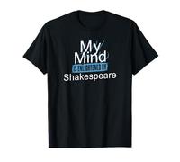 Mente illuminato Shakespeare Mindfulness Slogan Maglietta