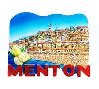 Mentone Alpi Marittime Francia Mentone Francia Magnete Frigorifero Magnete Decorazione Magnete Magnete Adesivo Souvenir Resina Artigianato