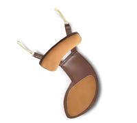 Mentoniera in pelle di pecora Accessori per violino Mentoniera per 1/2 1/4 1/8 1/10 1/16 3/4 4/4 pezzi di ricambio per violino (Size : 1/2 1/4)
