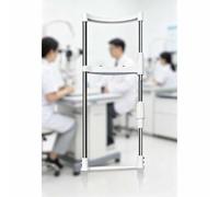 Mentoniera Per Strumenti Ottici, Supporto Frontale Per Allenamento Visivo, Accessori Per Optometri Computerizzati, Mentoniera Ergonomica Regolabile Con Base In Alluminio Da 260-335 Mm Per Esami