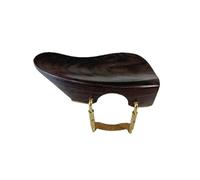 Mentoniera Per Violino 4/4 Con Staffa Di Serraggio A Vite In Sughero Ebano Giuggiola Accessori(Ebony 2)