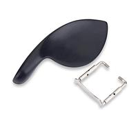 Mentoniera Per Violino 4/4, Mentoniera Per Violino In Legno Di Ebano Con Staffa Standard Per Accessori Per Strumenti Musicali Di Dimensioni 4/4