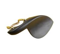 Mentoniera Per Violino In Ebano Naturale 4/4 Da 5 Pezzi, Vite In Argento, Accessori Per Violino