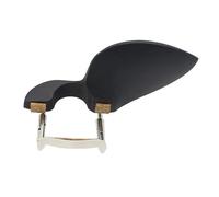 Mentoniera Per Violino In Legno Nero Con Vite Per Mentoniera In Argento Professionale 1/8 1/4 1/2 3/4 4/4 Accessori Per Parti Di Violino (Color : 3/4)