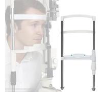 Mentoniera regolabile per allenamento della vista, supporto per la fronte, mentoniera per strumenti ottici, distanza di sollevamento regolabile da 0 a 95 mm, supporto per il sollevamento del