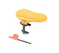 Mentoniera SAS in acero, per violino, altezza 32 mm