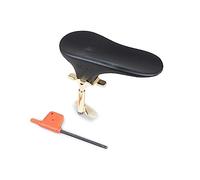 Mentoniera SAS in ebano, per violino, altezza 32 mm