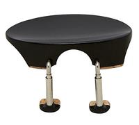 Mentoniera Wolf standard Flesch, per violino 4/4-1/4 e viola, piastra in ebano, sistema a vite brevettato