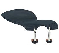 Mentoniera Wolf standard Guarneri, per violino 4/4-1/4 e viola, piastra in ebano, sistema a vite brevettato