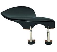 Mentoniera Wolf standard Stradivari, per violino 4/4-1/4 e viola, piastra in ebano, sistema a vite brevettato