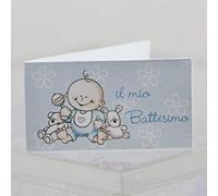 Mentor Interactive 20 BIGLIETTINI BOMBONIERA Battesimo Bimbo