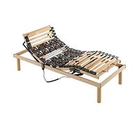 MENTOR - Rete Ortopedica a Doghe - Alzata Elettrica PIAZZA E MEZZO 120x190 Essenthia MED Elettrica DISP. MEDICO DETRAIBILE con 2 motori (4 per matrimoniale) indipendenti e Telecomando Wireless Omaggio