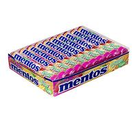 Mentos Fruit Roll Caramelle Confettate Gusto Arancia Fragola e Limone 20 x 38 gr