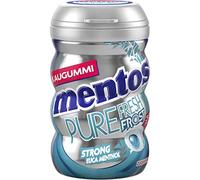Mentos Gomma da masticare Pure Fresh Frost, 1 confezione di confetti in gomma da masticare al gusto di eucalipto, senza zucchero