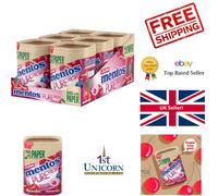 Mentos - gomma da masticare senza zucchero - sapore ciliegia - 6 bottiglie...