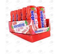 Mentos Gomma Fragola, Senza Zucchero - 10 pezzi da 30 gr. (Totale 300 gr.)
